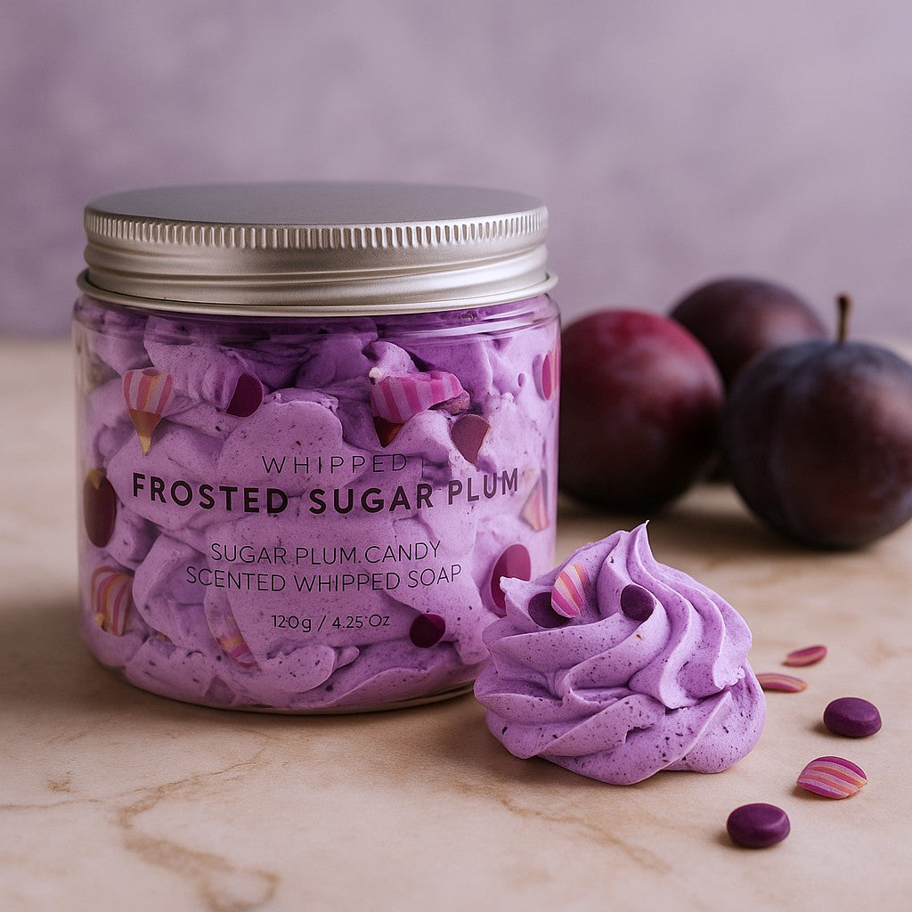 Geslagen Zeep Frosted Sugar Plum 120g