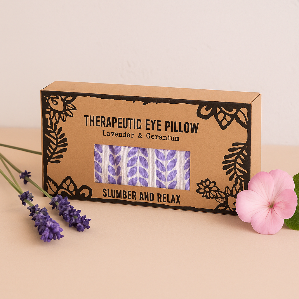 Lavender Eye Pillow For Sleep Agnes and Cat
