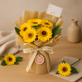 Large Sunflowers Bouquet – Love is Eternal – Gift Card