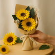 Soap Flower – Two Sunflower Bouquet