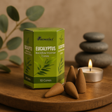 Eukalyptus-Backflow-Räucherstäbchen - 10er-Packung Masala