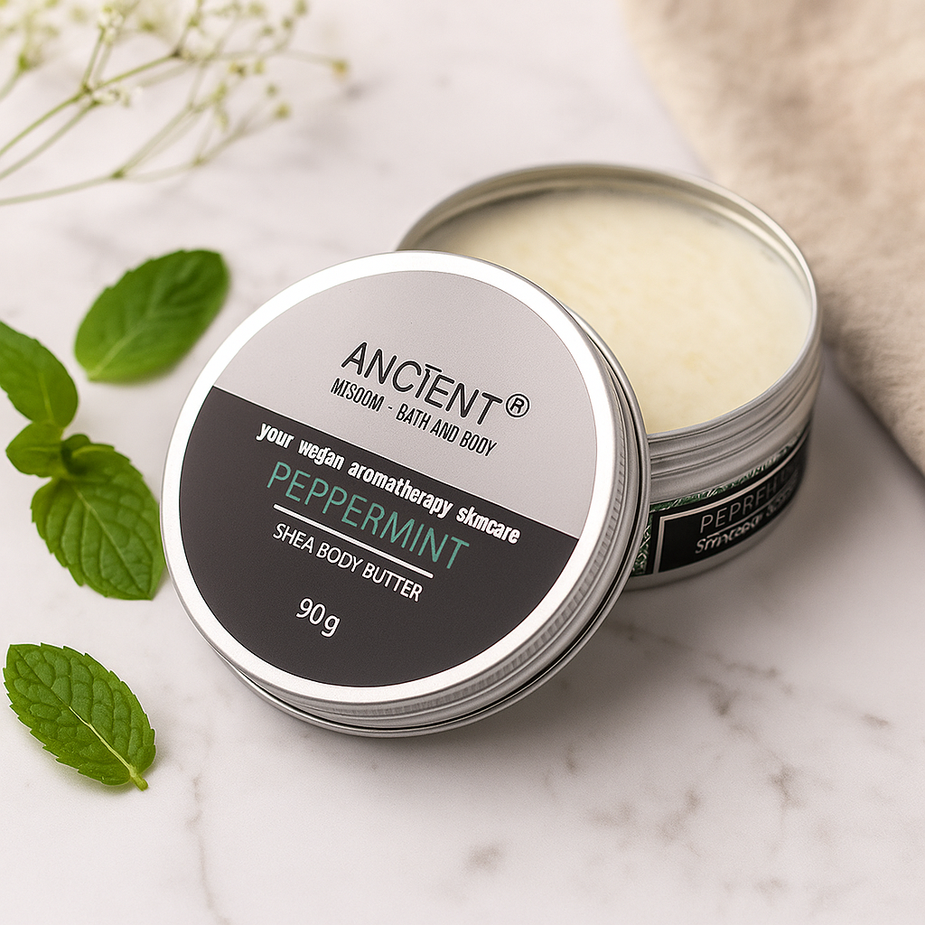Shea Bodyboter Pepermunt 90g