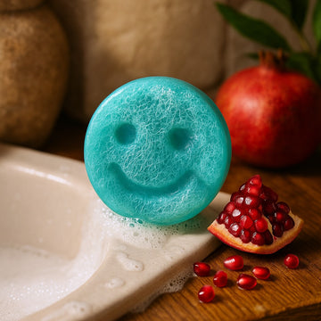 Scrub Soap Bar – Raspberry and Pomegranate