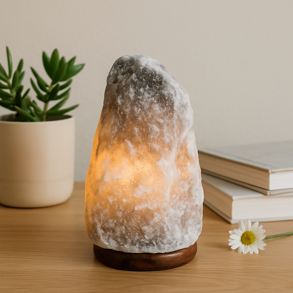 Lampada di Sale Himalayano Grigia 3-5 kg