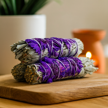 Bețișor de fumigație de salvie 10cm Purple Daze