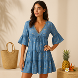 Vestito Pesce d'Oro Blu Mare Nomade