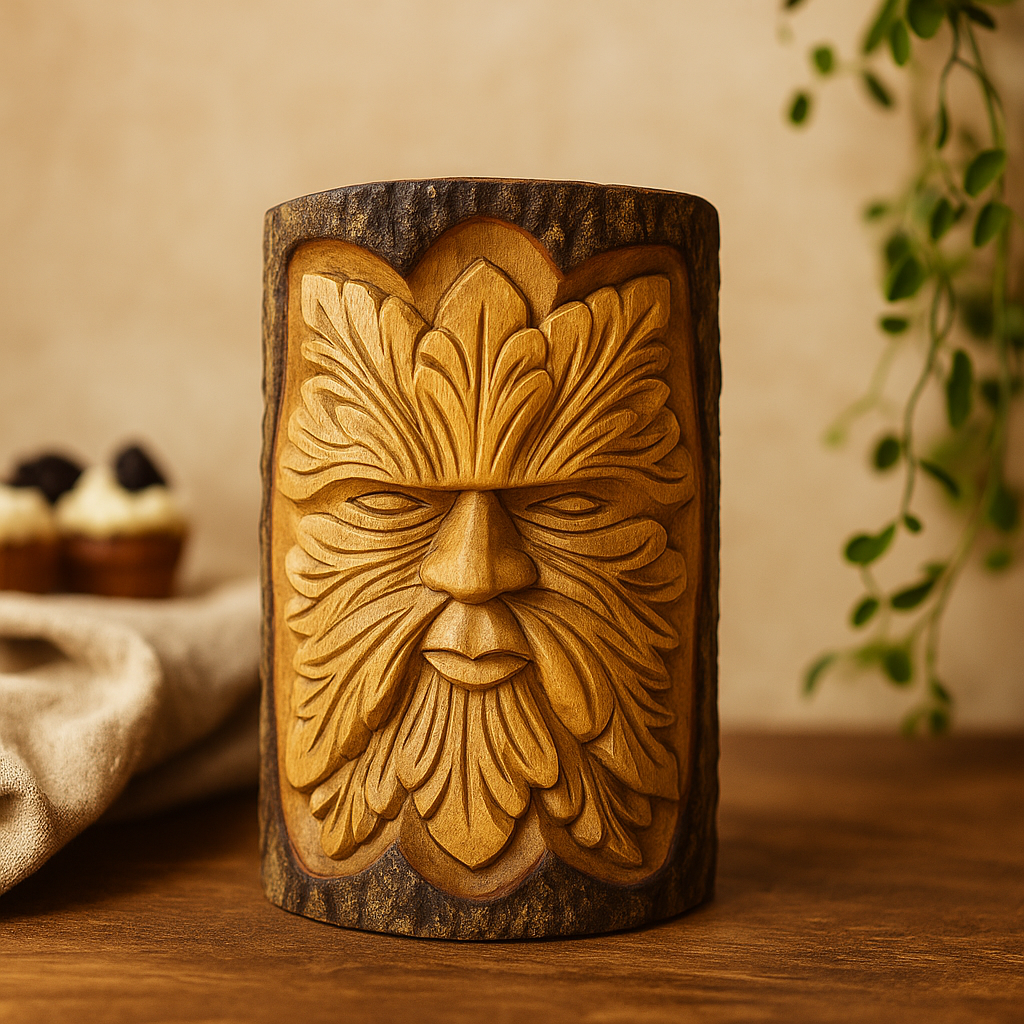 Großer Grüner Mann 25x19x7cm