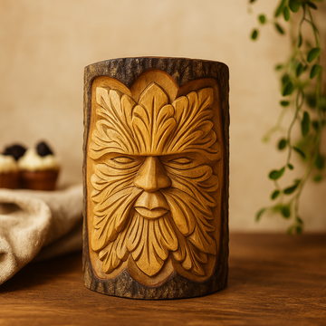 Socha Zelený muž Veľká 25x19x7cm