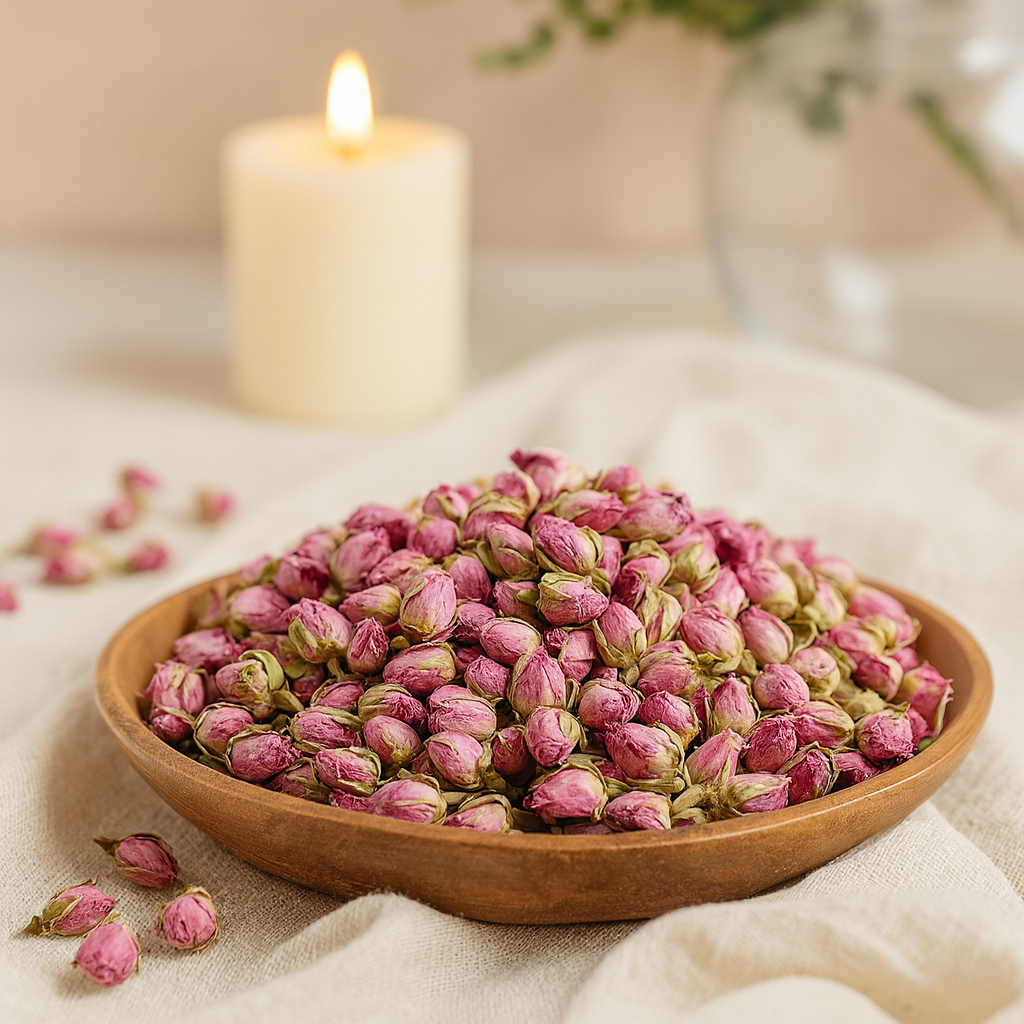 Gedroogde roze rozenknoppen 0.5 kg