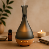 Eterisk olje diffuser, USB fargeendring timer Paris
