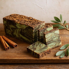 Cinnamon Olive Oil Soap Loaf