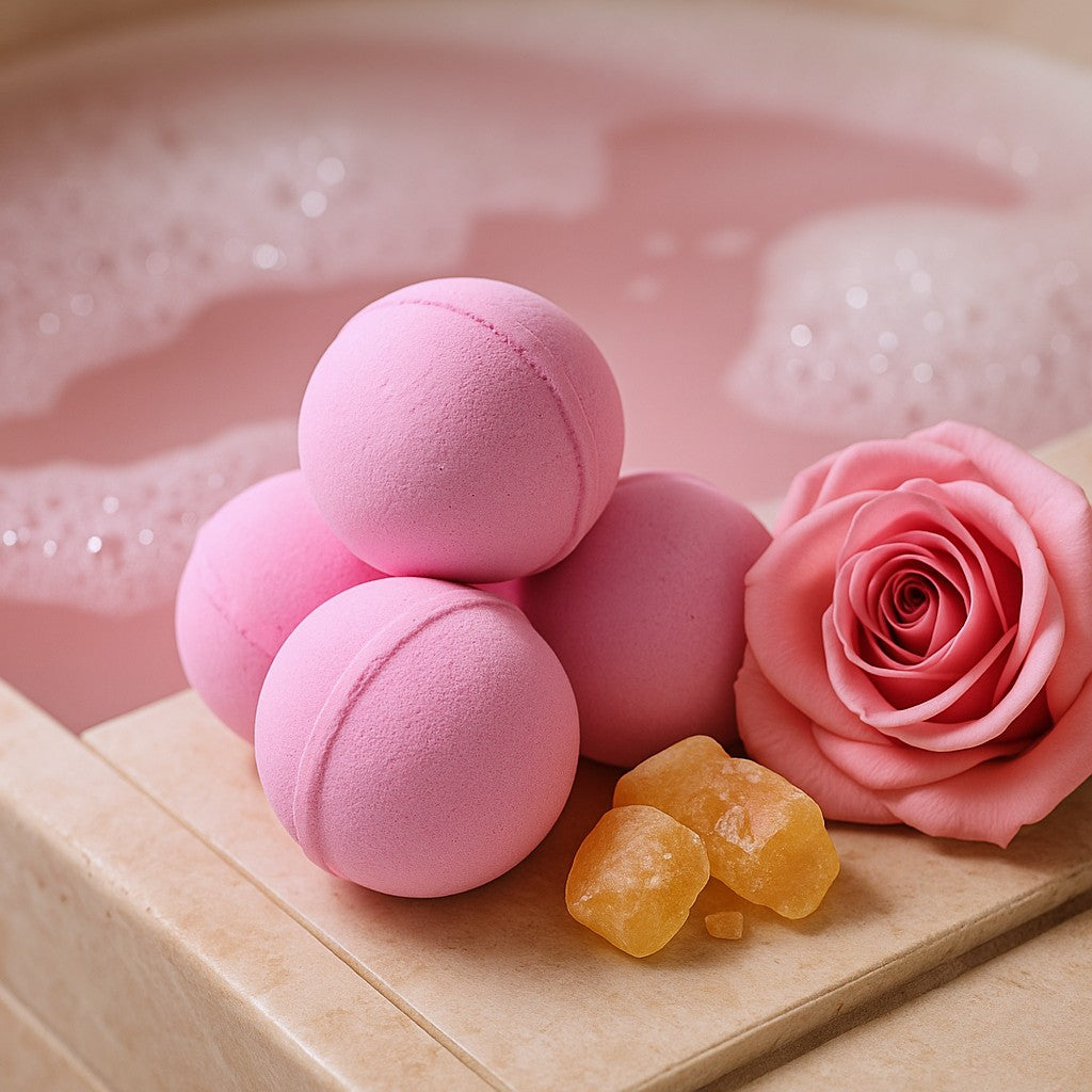 Bomba da bagno Incenso e Rosa