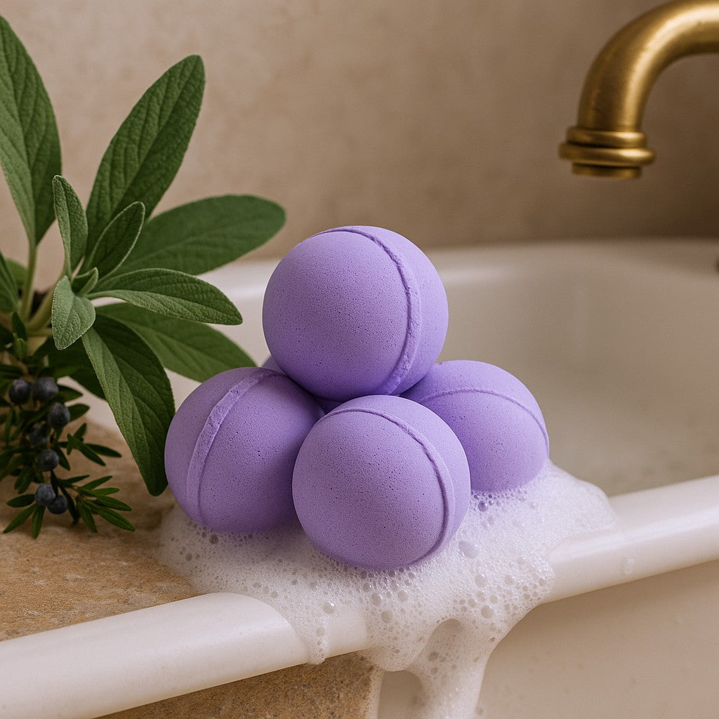 Bomba da bagno Salvia sclarea e Ginepro