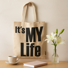 Tote Bag It's My Life Natural 4oz