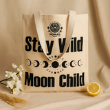 Kultige Basic-Tragetasche – Stay Wild, Moon Child – Natur 113 g