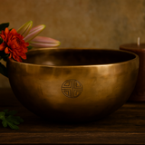 Zingende Kom Extra Groot Maanfase 22cm Indiaas