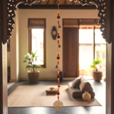 Pirinç Rüzgar Çanı Yaşam Çiçeği Rudraksha Boncukları