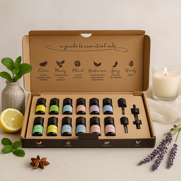 Aromaterapi 12 Adet 5ml Her Birinden Oluşan Esansiyel Yağ Seti