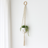 Macramé držiak na kvetináč extra dlhý veľký