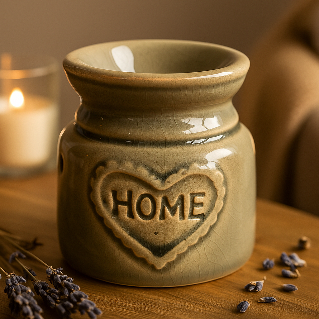 Keramický aromalampový horák na vonné oleje pre voskové vosky