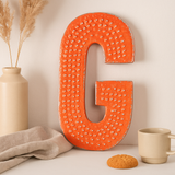 Bogstav G 15cm Blandede Farver