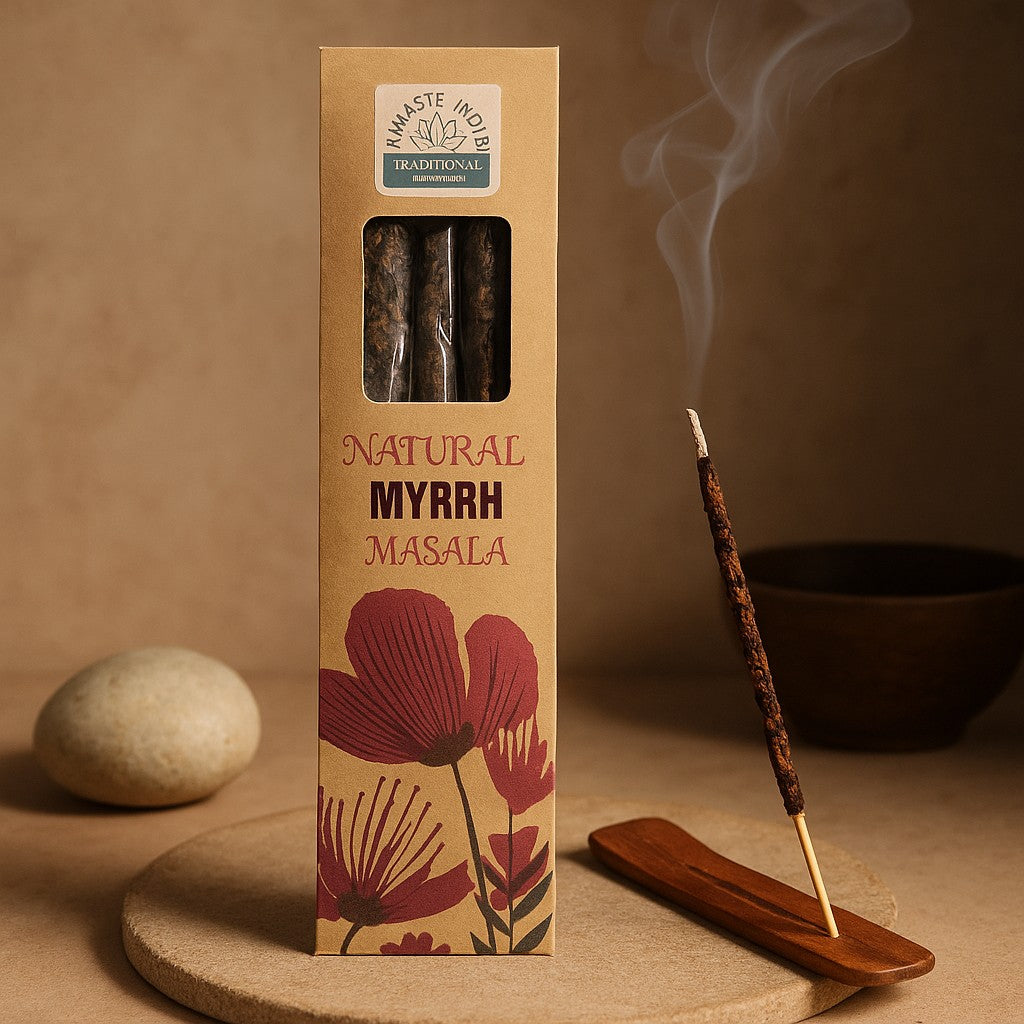 Bâtons d'encens de myrrhe naturel Masala 11 bâtons
