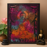 Arte de pared de algodón - Buda pacífico
