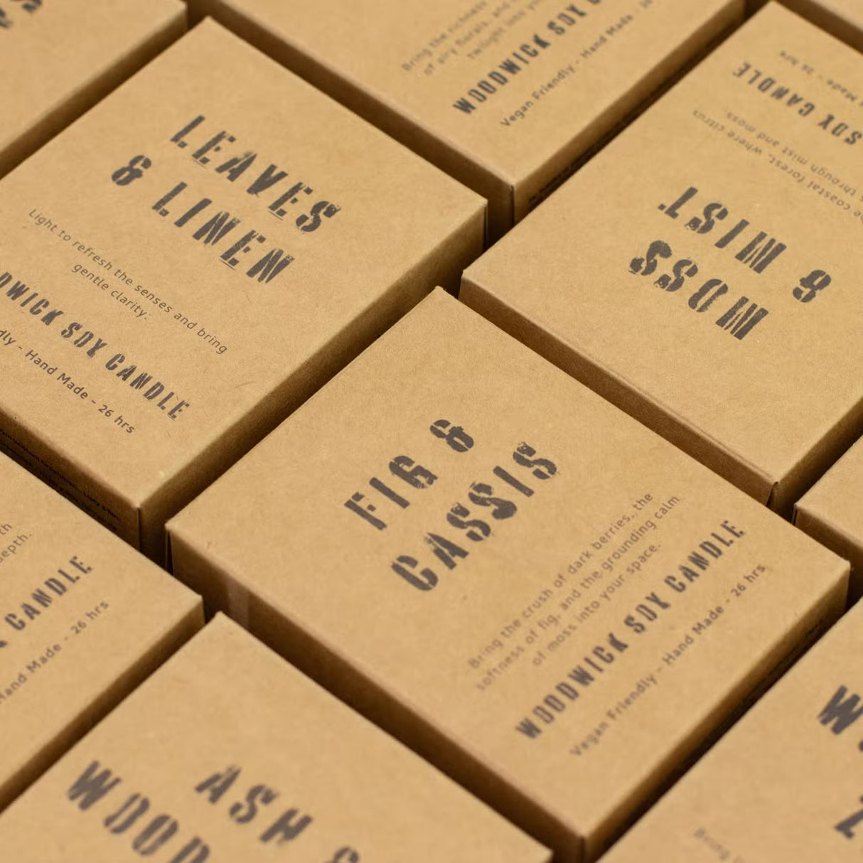 Greenman Woodwick Soy Candle Midnight Rose