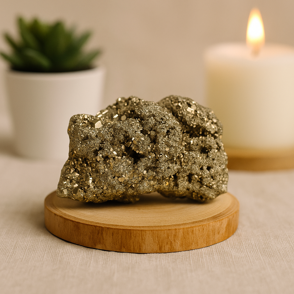 Pyrite Crystal Peruvian 55 to 65mm 100-135g