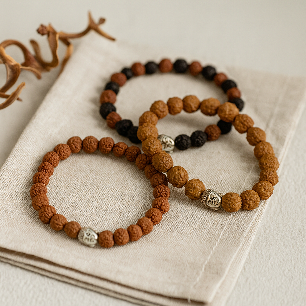 Rudraksha Buddha náramky rôzne dizajny