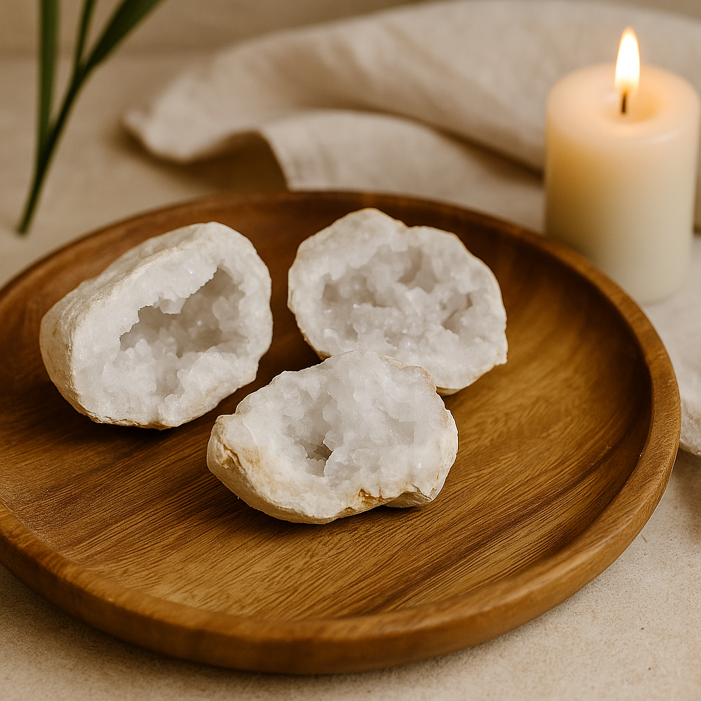 Calcite Geode Specimens Moroccan, 32 Pieces