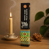 Fehér zsálya Palo Santo füstölőpálcikák - Tribal Soul