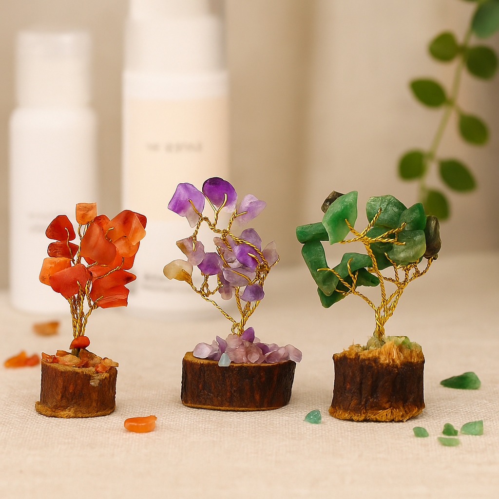 Mini Gemstone Trees Box of 12 Assorted