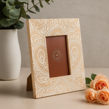 Bilderamme Mangotre 10x15cm Buddha Hvit
