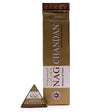 Chandan Backflow Incense Cones - Jumbo Golden Nag 42g - SHAMTAM.COM