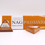 Palo Santo Backflow Incense Cones - Jumbo Golden Nag 42g - SHAMTAM.COM