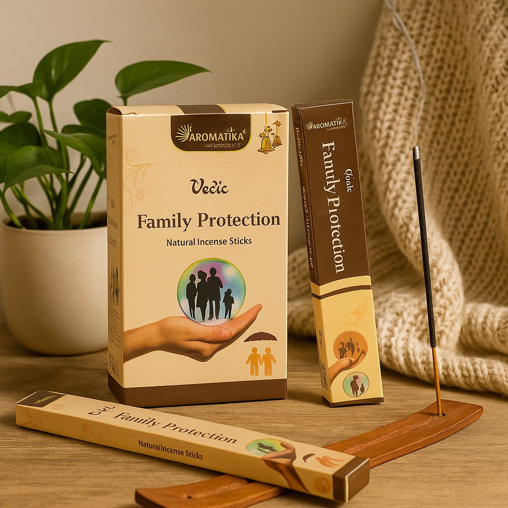 Vedic Incense Sticks Family Protection 12 Sticks