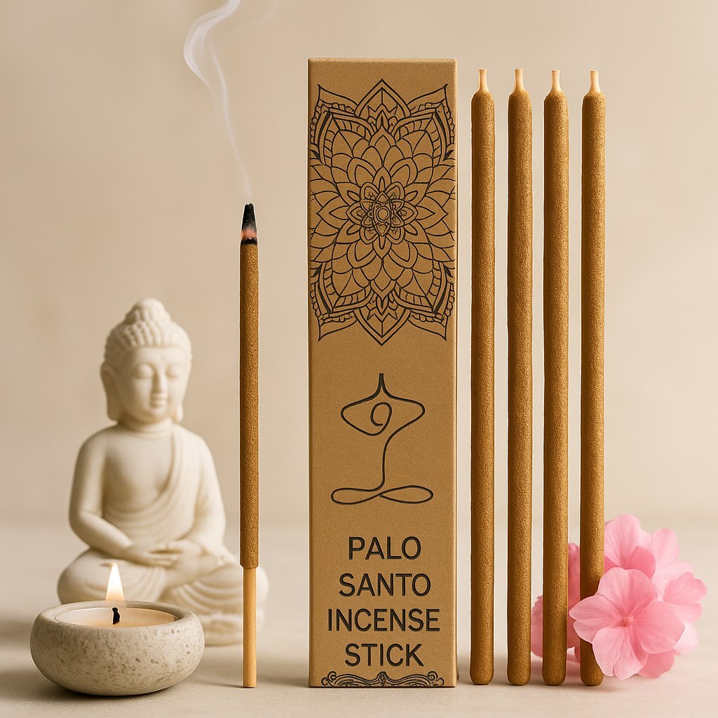 Paquete de 4 varillas de incienso grandes de Palo Santo