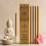 Paquete de 4 varillas de incienso grandes de Palo Santo