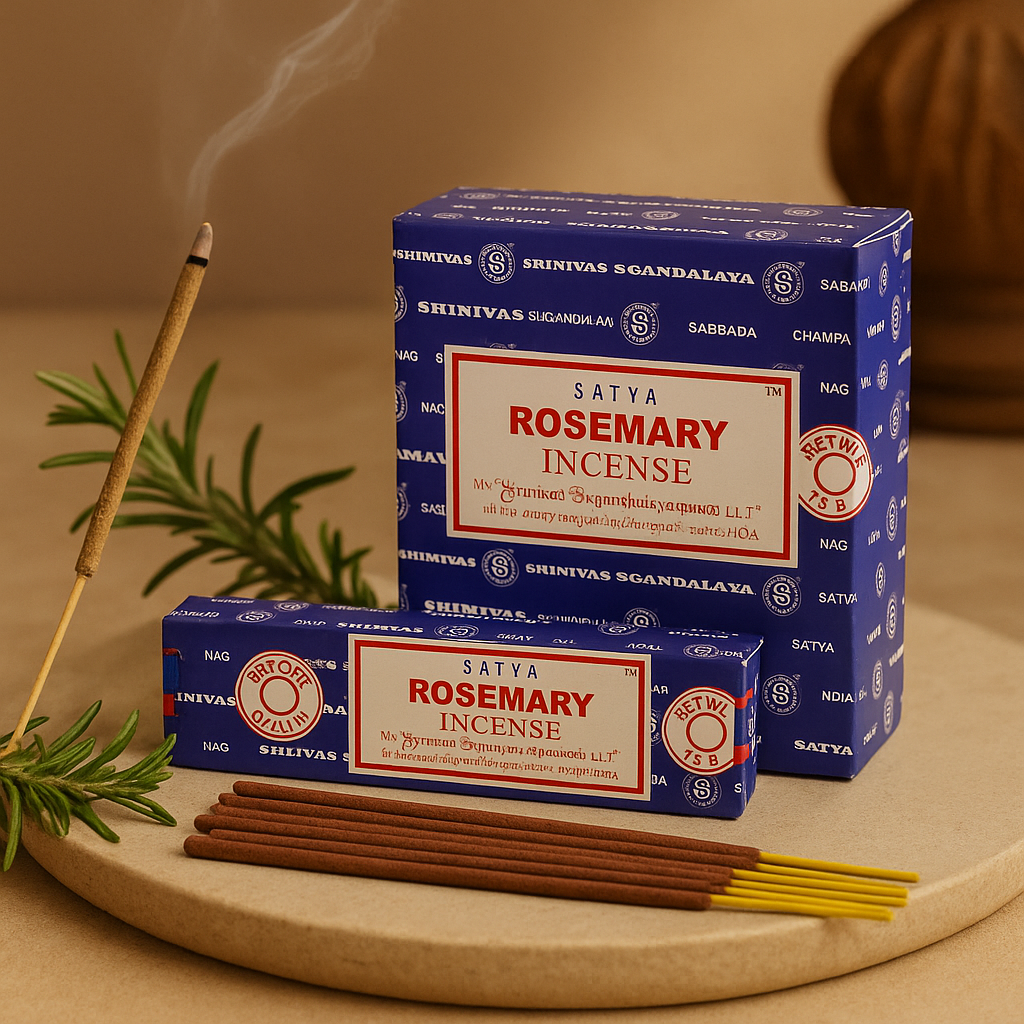 Bastoncini di incenso al rosmarino, 15g Satya