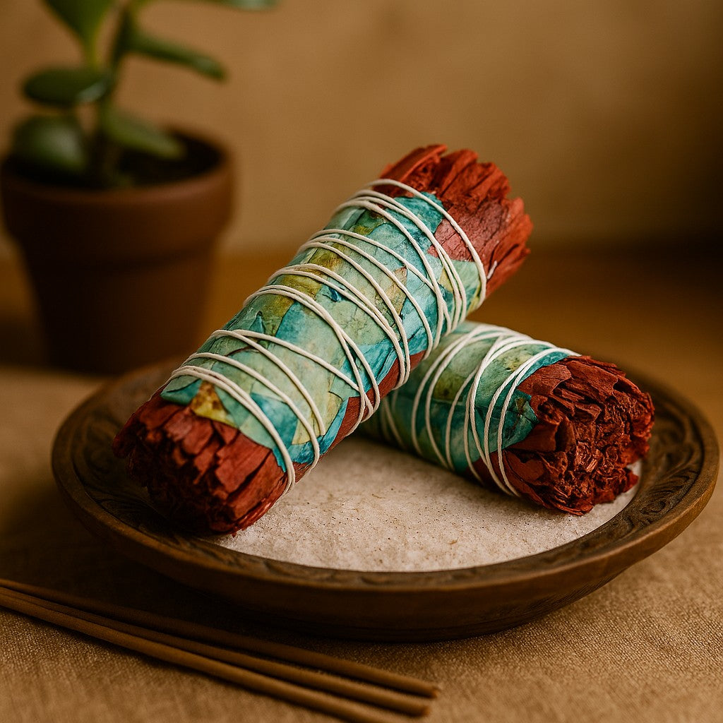 Sage Smudge Stick Dragon's Blood Floral 10 cm