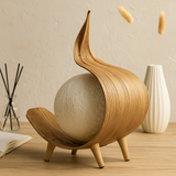 Coconut Leaf Lamp, Chocolate Twist