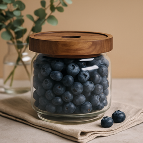 Glass Jar Bamboo – 7cm