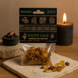 Vit salvia harts rökelse - Banjara