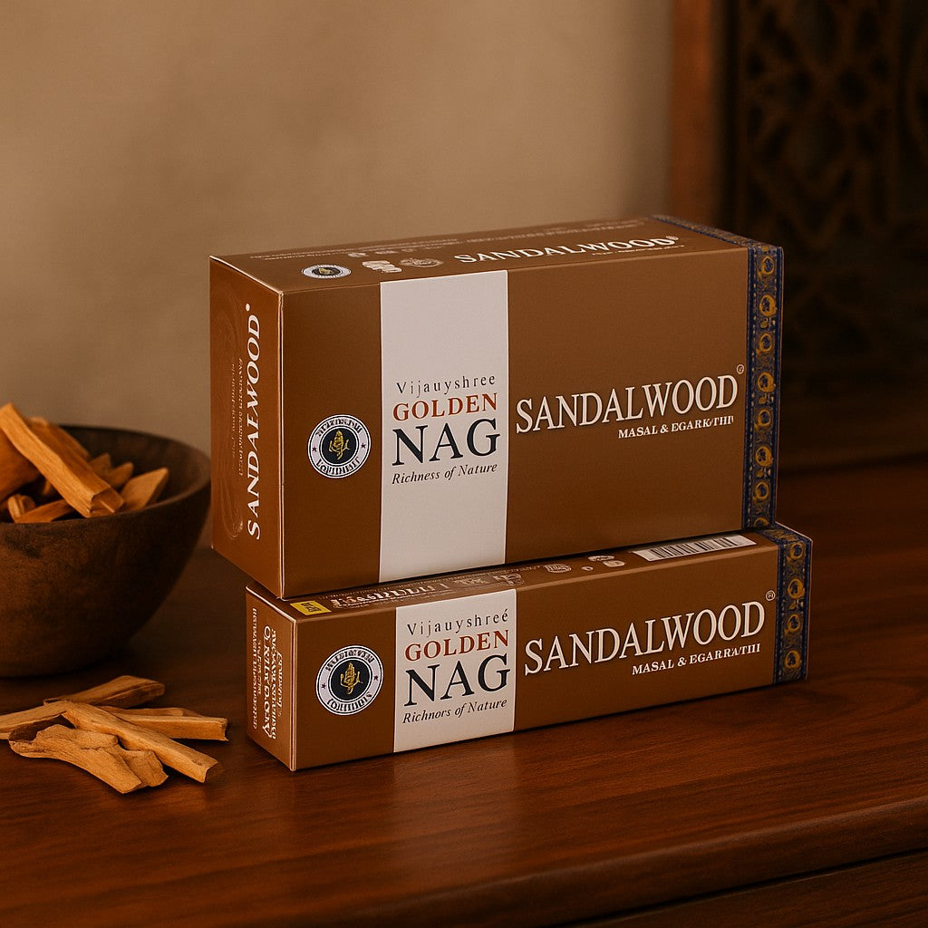 Sandalwood Incense 15g Vijayshree Golden Nag