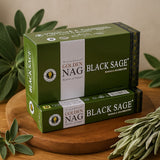 Black Sage Incense Golden Nag 15g Vijayshree