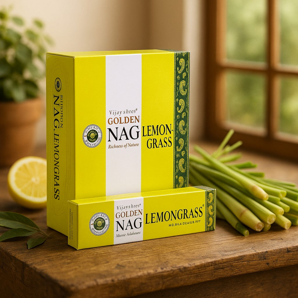 Lemongrass Incense Sticks 15g Golden Nag