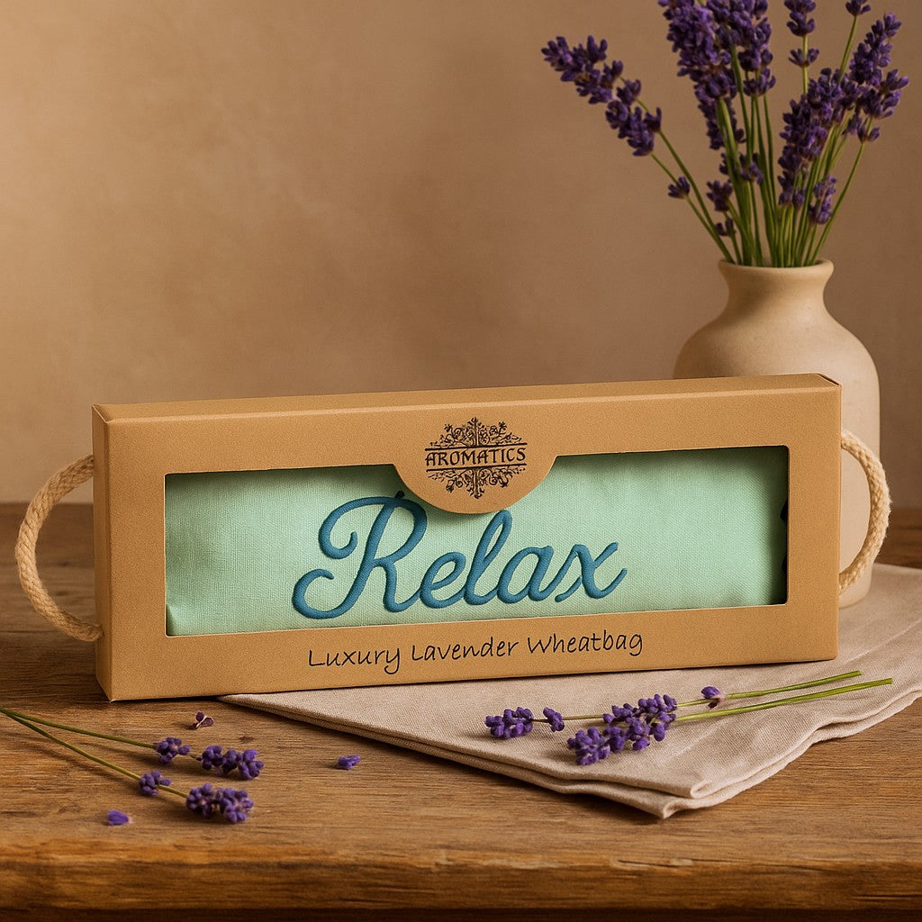 Lavendel Oogkussen Cadeaubox Blauwe Lucht Ontspanning