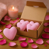 Šumivé bomby do koupele Bubblegum Heart 70g 5 kusů