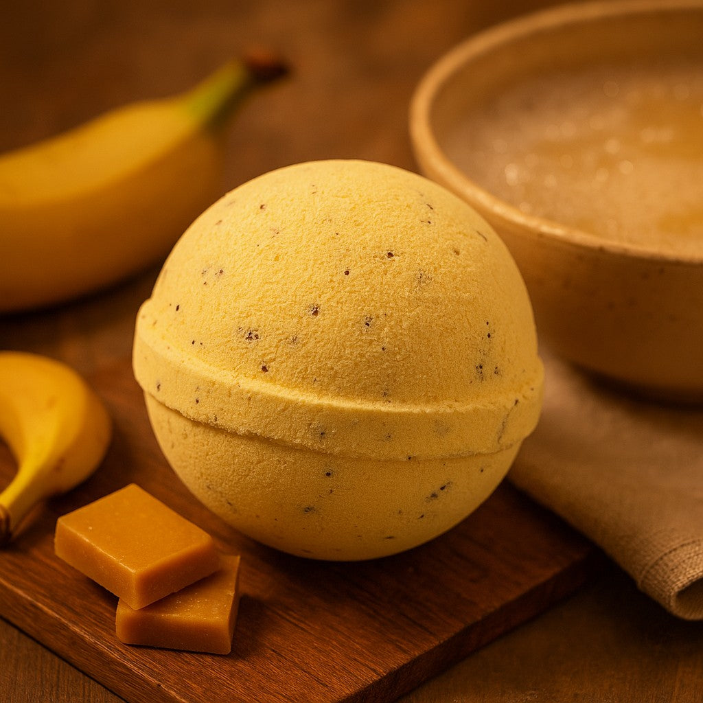 Koupelová bomba - Jumbo banánový toffee